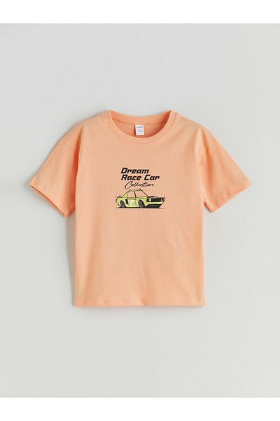 LC Waikiki Crew Neck Printed Boy's T-Shirt