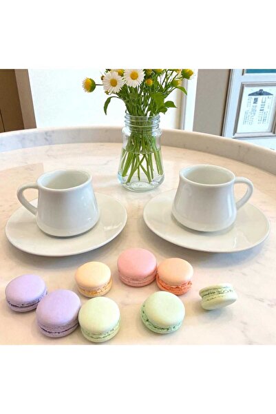 Noah Exclusive Set of 2 White Coffee Cups - Coffee Cup