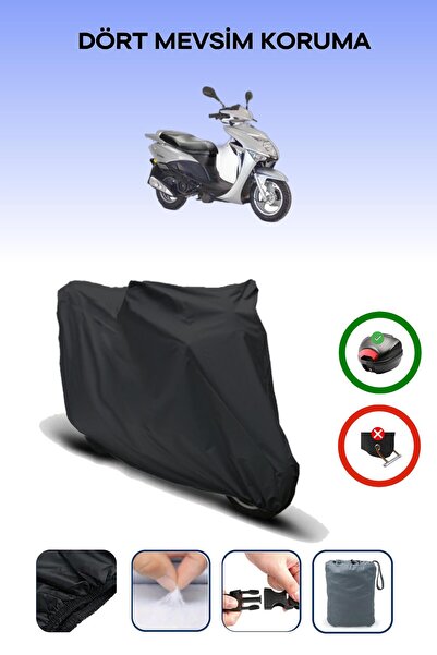 Breen Kanuni RS 125 Backpack Compatible Black Motorcycle Tarpaulin Waterproof...
