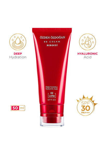 ÖZDEN ÖZDOĞAN Bb Krem Bebeksi Latte 02 Spf 30 (50ML)