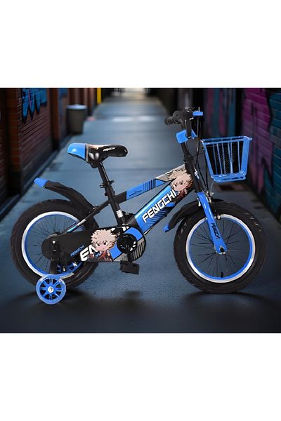 rexa kids bicycle with supporting wheels 16 inch