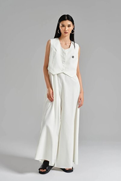 tw3 Women's Vest Two Piece Design Salopet Jumpsuit