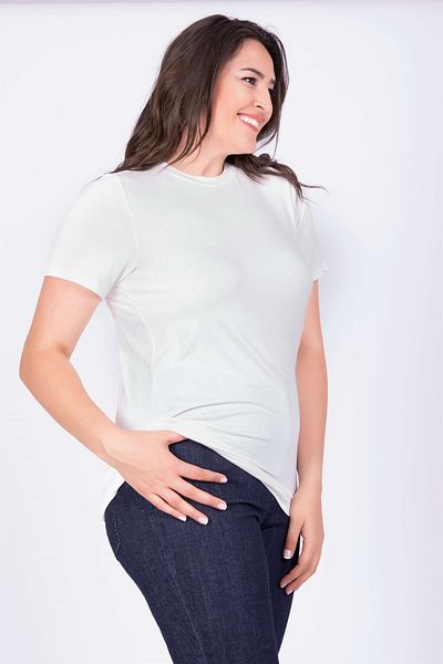 MYLİNE Tricou de bază cu decolteu