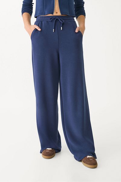 Stradivarius Palazzo Pants with Soft Texture