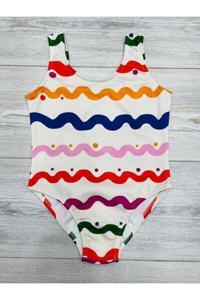 Yalçınoğlu Kids Girls' Tassel Design Bikini Set I Two-Piece Tassel Bikini Set – Girls