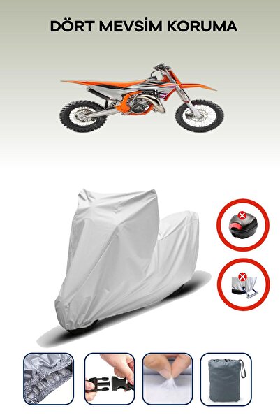 Breen حقيبة ظهر للدراجة النارية باللون الرمادي غير متوافقة مع KTM 65 SX