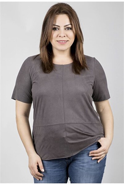 MYLİNE Tricou din viscoză tricotat cu mărimea din față și spate