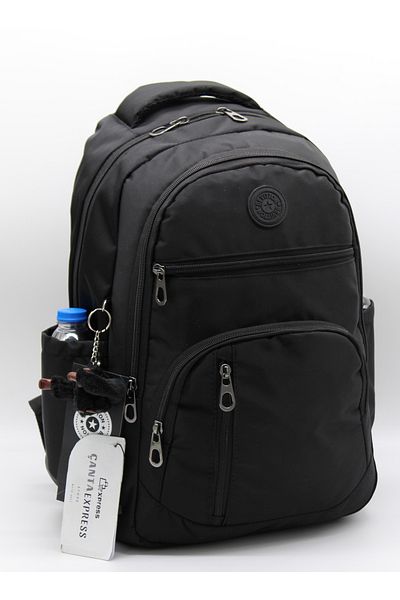 Bevitton Unisex Μαύρο Αδιάβροχο Καθημερινό Σχολικό Σακίδιο - 1700