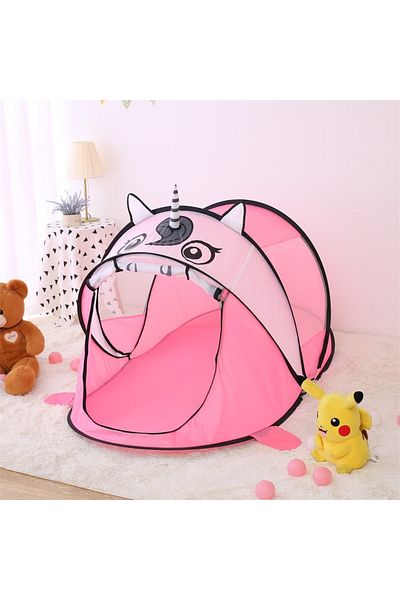 Generic Portable Cute Cartoon Unicorn Game Tent, Children's Playhouse Foldable Baby Sleeping Mosquito Net