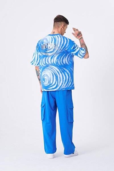 Machinist Ανδρικό μπλουζάκι με στάμπα Imagination Oversize γαλάζιο