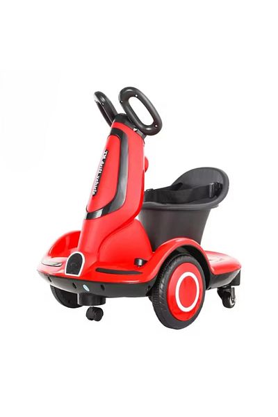 Primo Plus Electric scooter for children, four-wheel electric scooter with double drive, music and light