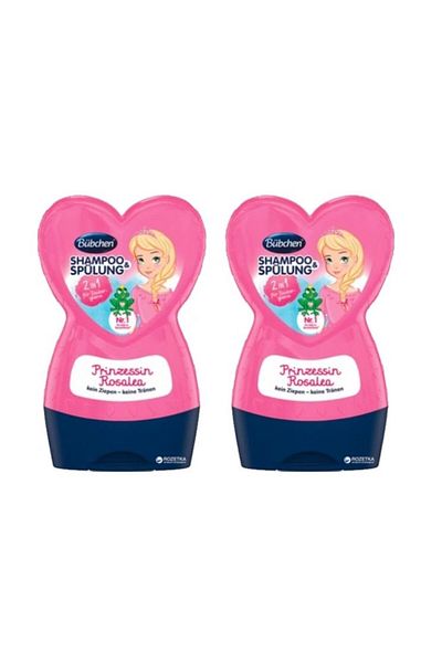 Bübchen Princess Rosalea Children's Shampoo + Balm 230 Ml X 2 Pieces