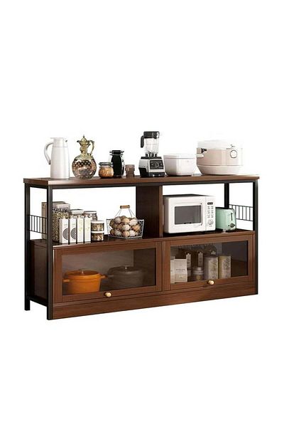 Generic Coffee Cabinet, Large Capacity Coffee Table, Modern Minimalist Style Home Coffee Corner, Suitable fo