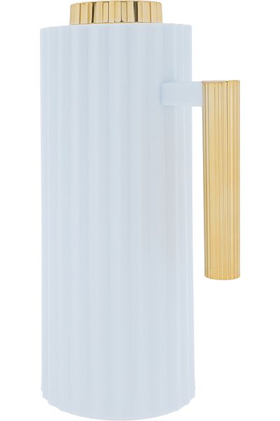 Alsaif Gallery Rawaa 2 Thermos, Blue, Light Gray And Gold, 1 Liter