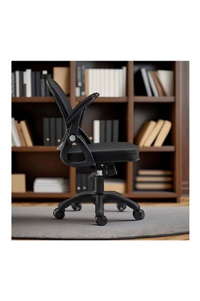 Generic 360° Swivel Wheel Desk Chair Adjustable Height Thickened Sponge Pad