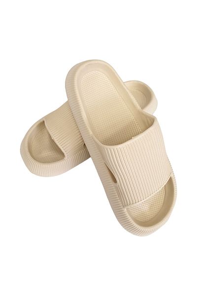 OEM Papuci de plajă damă mărimea 36/37, crem