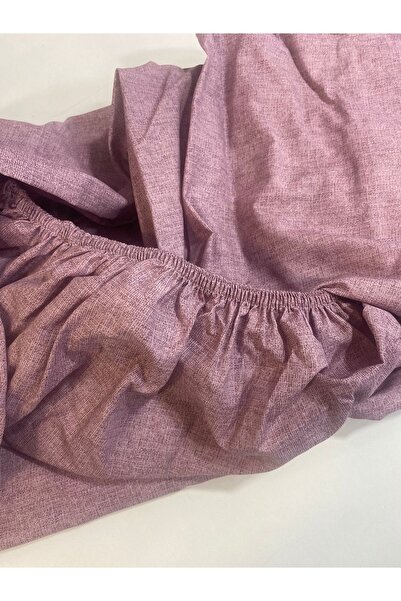 CANDAN ÇEYİZ Double Duvet Cover Set with Elasticated Sheets Hürrem Mürdüm