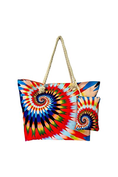 OEM Μεγάλη τσάντα θαλάσσης, με πορτοφόλι και εσωτερική τσέπη Kd2482