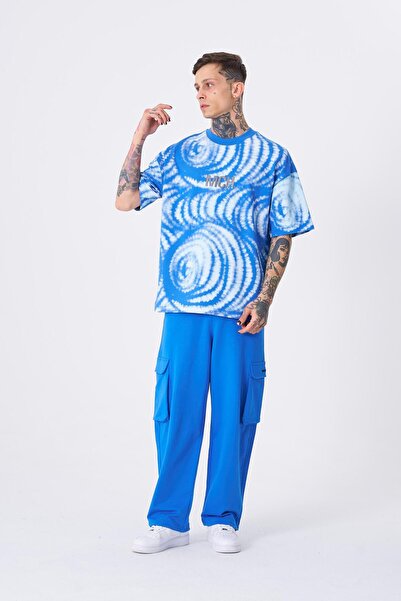 Machinist Ανδρικό μπλουζάκι με στάμπα Imagination Oversize γαλάζιο