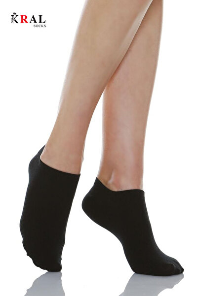 Lüx Kral Дамски - Мъжки - Унисекс обикновени чорапи (3 чифта) от памук, устойчиви на пот и невидими