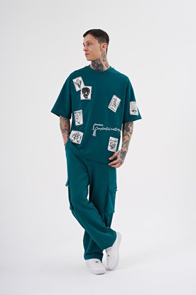 Machinist Ανδρικό μπλουζάκι με στάμπα με στάμπα, υπερμεγέθη βενζινοκίνητο