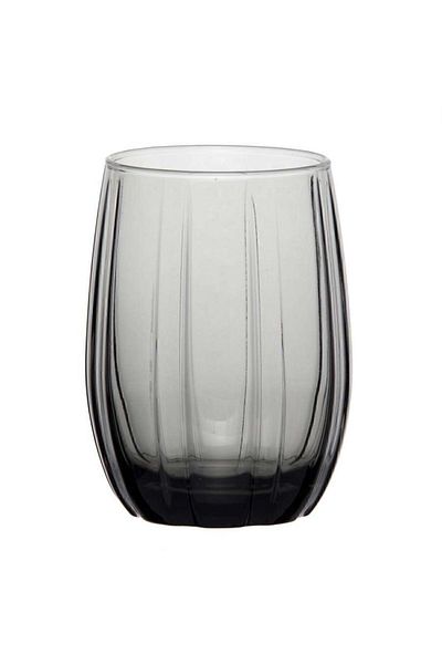 Paşabahçe 420302 Linka Gray Color Water Glass, 6 Pack 240 Cc