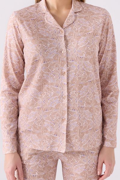 Pierre Cardin Διπλό Σετ Πιτζάμες Mink - Single Jersey Rotation - Σετ 2 τεμαχίων