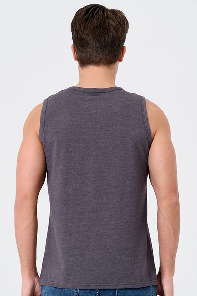 BRAINWEAR Cotton Lycra Flexible Men's Athlete Tank Top – Wide Collar - Fitness & Beach & Casual & Underwear Compatible