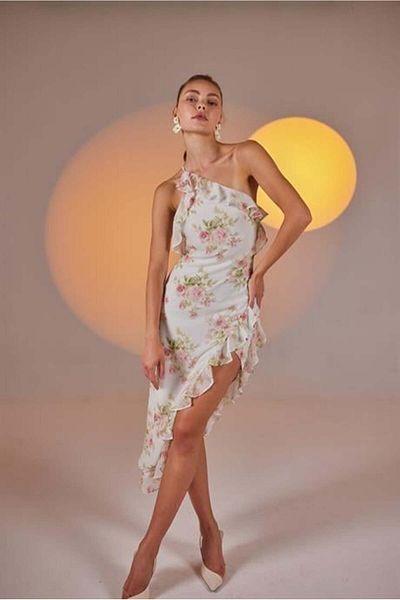 Markano Ecru Amorous Dress