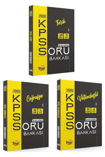 Yeni Trend Yayınları 2026 Kpss Lise Önlisans: Genel Kültür Soru Bankası Seti-...