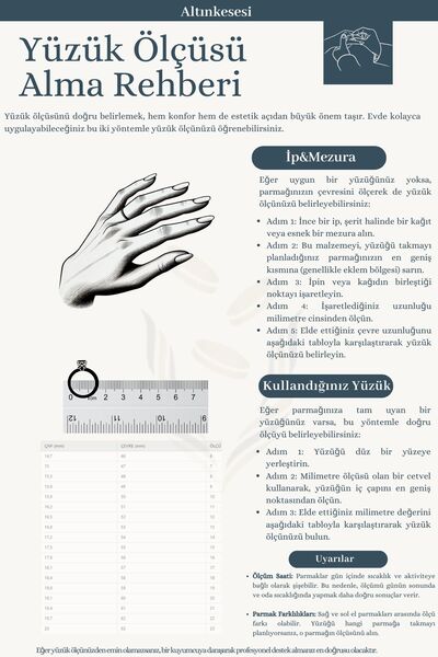 Altınkesesi 14 Ayar Altın Yarım Tur Baget Yüzük