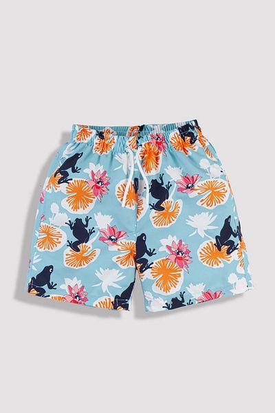 Gold Class Kidswear Ανδρικό σορτς μπλε κολύμβησης - Αδιάβροχο και με επένδυση