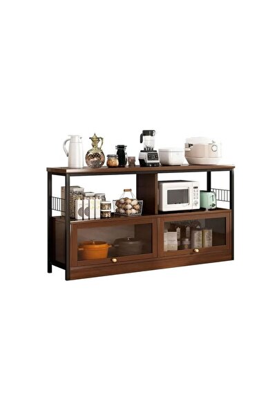 Generic Coffee Cabinet, Large Capacity Coffee Table, Modern Minimalist Style Home Coffee Corner, Suitable fo