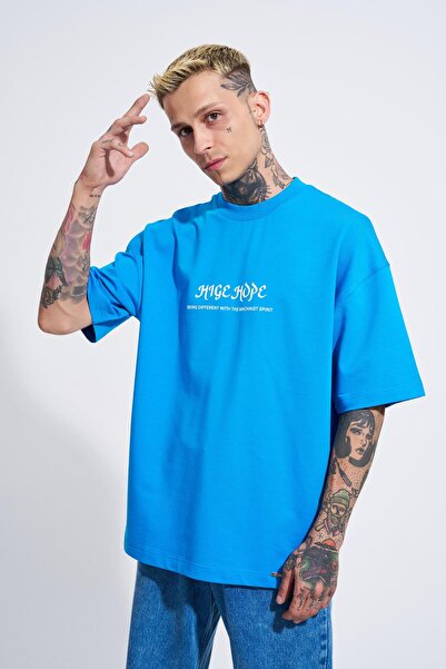 Machinist Men's High Hope Printed Oversize T-Shirt LENS