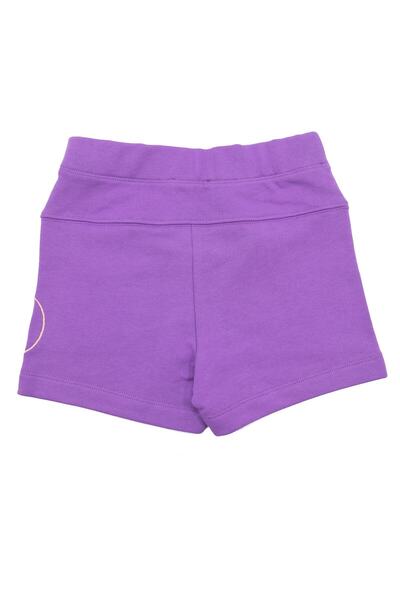 Ozmoz By Mukadder Özden Embroidered Short Leg Slim Fit Girl's Shorts