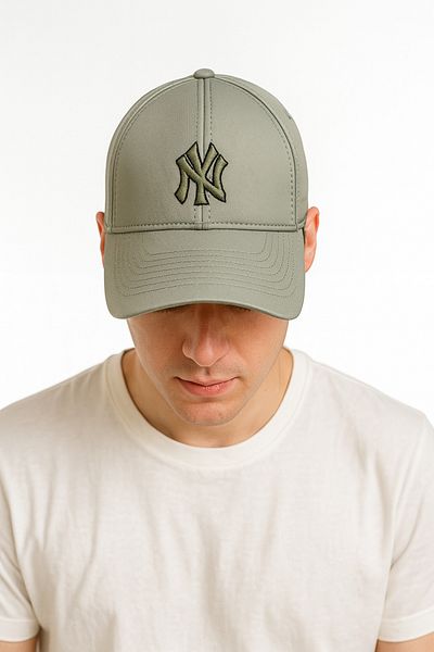 ZERAMİNE Khaki Sports Hat Unisex Ny Hat Micro Fabric Adjustable Waterproof