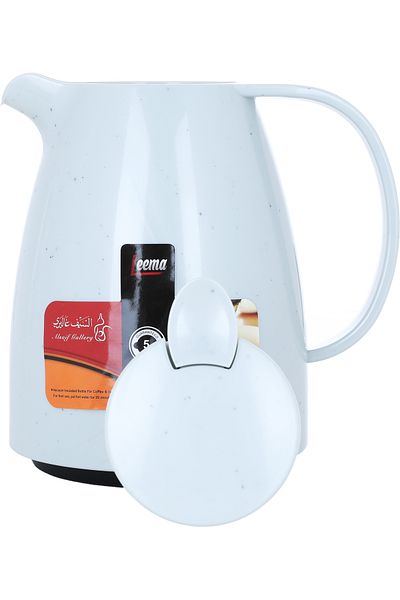 Alsaif Gallery Lima Thermos 0.35 Liter Light Gray Marble Press