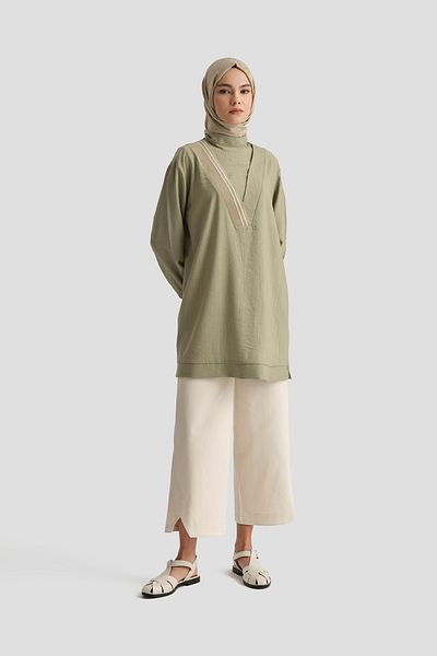 Armine New Season Strawberry Fabric Summer Sports Tunic