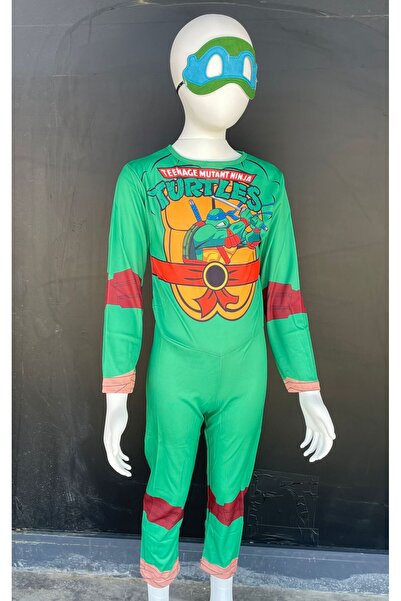 MODA Yeşil Ninja Kaplumbağa Kostümü, eğlenceli ve rahat çocuk kostümü