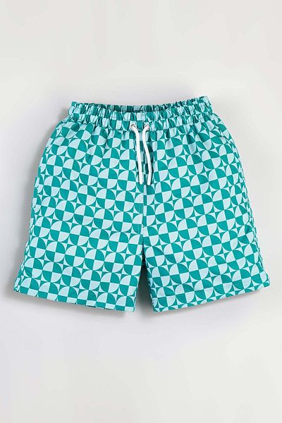 Gold Class Kidswear Ανδρικό σορτς κολύμβησης - Αδιάβροχο τύπωμα με κορδόνι και φόδρα