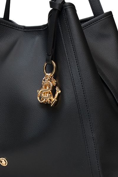 U.S. Polo Assn. Geantă neagră de umăr pentru femei Us25580