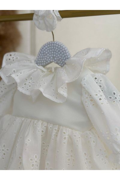 Hobidik White Scallop Skirt Custom Dress for Birthday