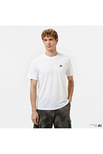 adidas Essentials Feelready Antrenament alb pentru bărbați tricou