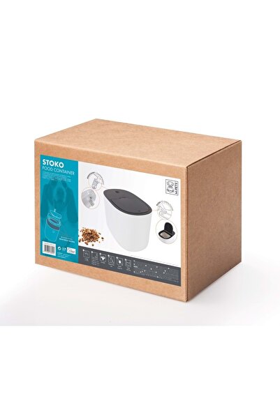 M-PETS Stoko Whıte 6kg Mama Saklama Kovası