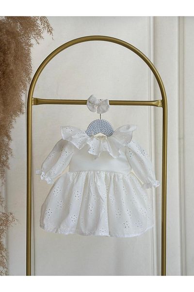 Hobidik White Scallop Skirt Custom Dress for Birthday