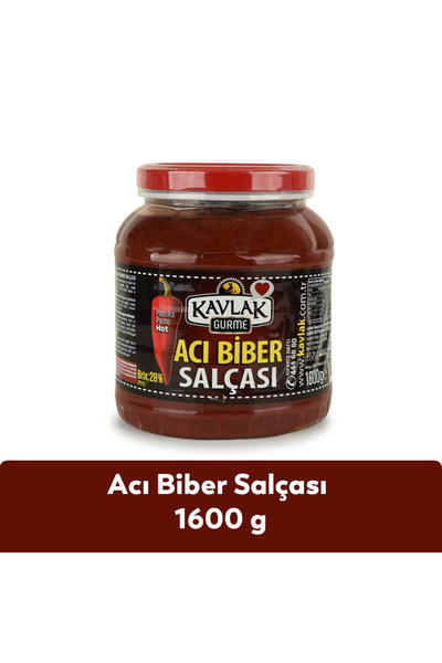 Kavlak Zeytin Acı Biber Salçası 1600 gr