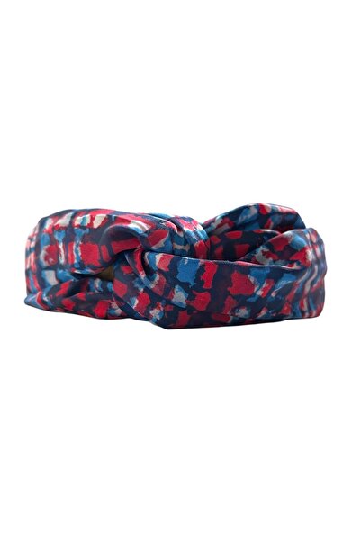 Stella Eşarp Γυναικείο Αξεσουάρ Μαλλιών Κόκκινο Μπλε Πολύχρωμο Σατέν Μπαντάνα