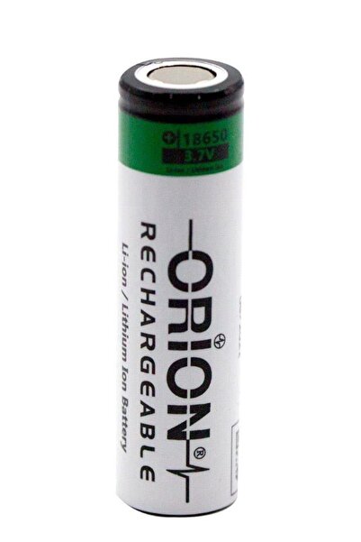 Orion 18650 3.7V 1500mAh Şarj Edilebilir Li-ion Pil