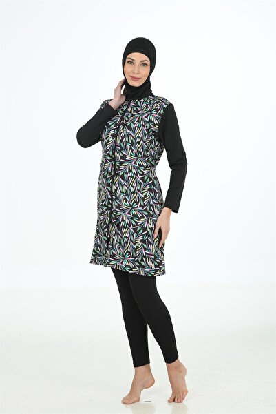 Fantasy Πλήρως καλυμμένο υφασμάτινο μαγιό Hijab Parachute 3355