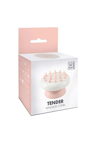 M-PETS Tender Thorn Tip Massage Brush Pink